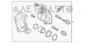 Suportul din față dreapta pentru Lexus IS250 10-13