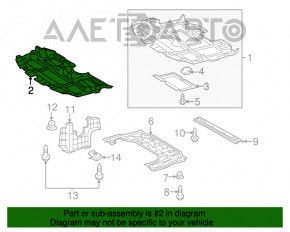 Protecția motorului pentru Lexus IS250 IS300 IS350 11-13 AWD