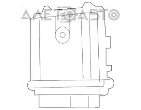 Blocul ECU al motorului Jeep Cherokee KL 19-21 2.0T EC1