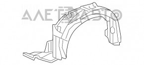 Bara de protecție față stânga pentru Lexus IS250 IS300 IS350 11-13