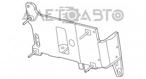 Suport de blocare a calculatorului ECU al motorului Jeep Cherokee KL 19-23 2.0T din plastic