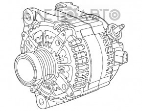 Генератор Jeep Cherokee KL 19-23 2.0T