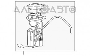 Pompa de combustibil pompa de combustibil Jeep Cherokee KL 19-20 2.0T