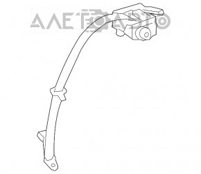 Ремень безопасности задний правый Lexus IS250 IS300 IS350 10-13 черн