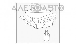 Filtrul de canistră cu absorbant de cărbune pentru Lexus ES300h 13-18