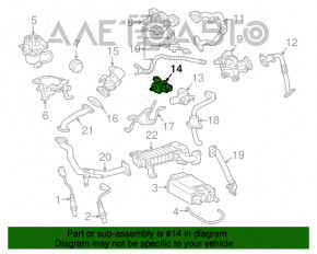 Клапан соленоид на впуске Lexus IS250 06-13 новый OEM оригинал