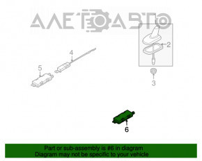 Amplificator antenă VW CC 08-17 spate