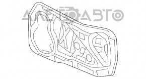 Panoul interior al ușii din față stânga VW CC 08-17