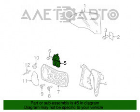 Motor electric pentru geamul din față stânga VW CC 12-13