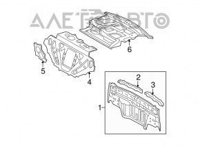 Panoul din spate al unui Lexus IS 06-13