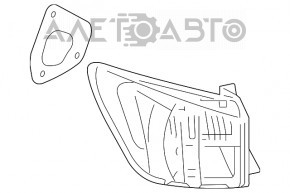 Lanterna exterioară aripă dreapta Lexus IS250 IS350 11-13