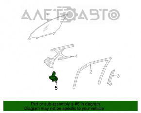 Motorul geamului electric din față dreapta pentru Lexus IS250 IS350 06-13