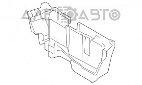 Spumă de polistiren pentru instrumentul Audi Q5 8R 13-16 hibrid