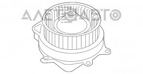 Ventilatorul de răcire VVB Audi Q5 8R 13-16