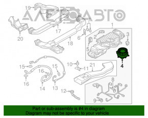 Ventilatorul de răcire VVB Audi Q5 8R 13-16