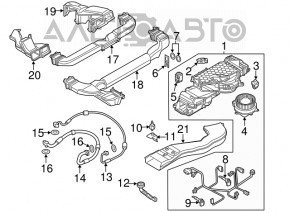 Ventilatorul de răcire VVB Audi Q5 8R 13-16