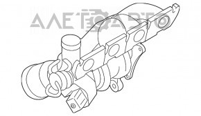 Turbina completă cu colector pentru Audi Q5 8R 11-12 2.0T