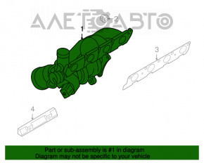 Turbina completă cu colector pentru Audi Q5 8R 11-12 2.0T