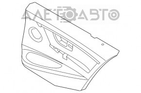 Capacul usii cardului din spate dreapta BMW 3 F30 12-18 bej, zgarieturi, necesita curatare chimica, compatibil cu Harman Kardon