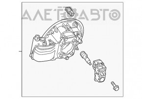 Priza de încărcare complet asamblată cu carcasă pentru Toyota Prius 30 12-15 plug-in