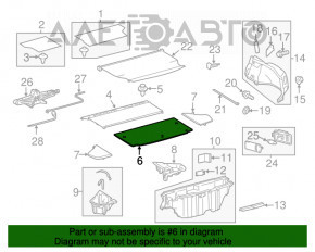 Capacitatea portbagajului Toyota Prius 30 12-15 este de 30 litri, cu acces din spate, plug-in, gri.