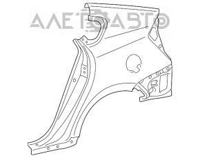 Aripa spate stânga Toyota Prius 30 12-15 plug-in