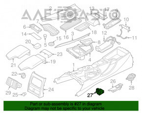 Hub USB, AUX BMW 3 F30 12-18