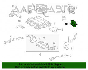 Ventilatorul de răcire VVB pentru Toyota Prius 30 12-15 plug-in