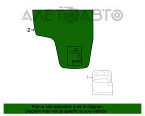 Husa camera de fixare a benzii Nissan Rogue 17-20