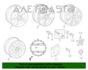 Roata de rezerva pentru Audi A6 C7 12-18 145/60 R20