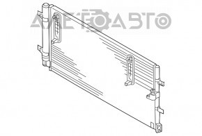 Radiatorul condensatorului de aer condiționat Audi Q5 8R 13-16 hibrid nou neoriginal NISSENS