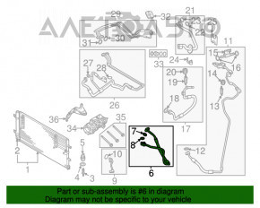 Bobina de condensare a compresorului de aer condiționat Audi Q5 8R 13-16 hibrid