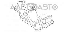 Conducta de aerisire a sistemului de răcire stânga pentru Audi Q5 8R 13-16