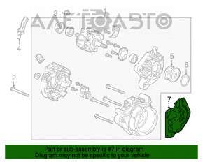 Защита генератора Honda CRV 17-19 2.4