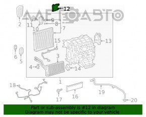 Amplifier assy, air conditioner Toyota Venza 21-