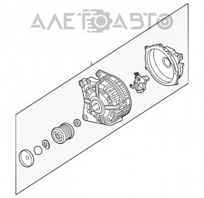 Генератор Audi Q5 80A 18-20 2.0т