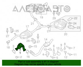 Catalizator Audi Q5 8R 13-16 hibrid