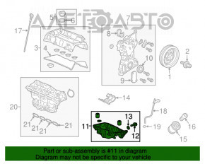 Palet ulei Honda CRV 17-22 2.4 K24W