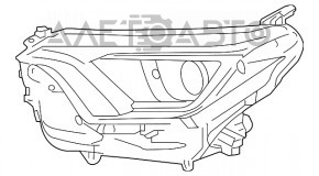 Far dreapta față Toyota Rav4 16- cu DRL LED nou TYC Taiwan