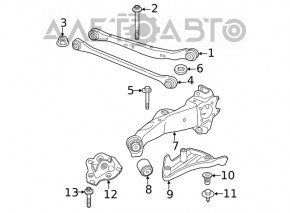 Рычаг верхний задний правый BMW X1 F48 16-22