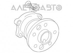 Butuc spate stânga Lexus RX300 98-03 FWD