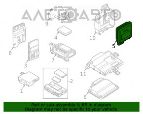 Блок управления HOMELINK Audi Q5 80A 18-24