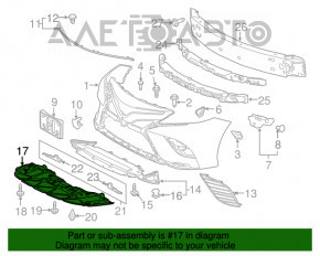 Защита переднего бампера Toyota Camry v70 18-24 TYC