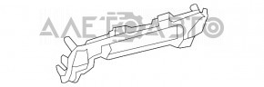 Capacul panoului frontal central inferior Lexus ES300h ES350 13-18 bej, zgârieturi