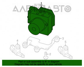 ABS АБС VW Tiguan 09-17