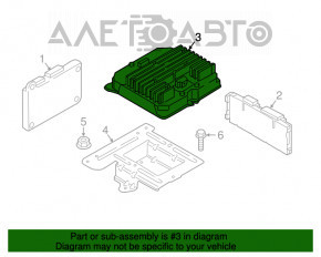 Modulul de control al convertorului de tensiune BMW X5 F15 14-18