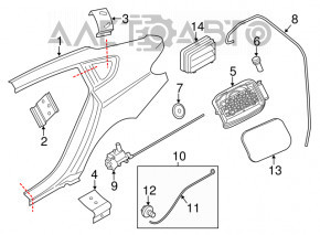 Grila de ventilatie stanga BMW X5 F15 14-18