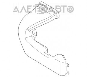 Conducta de aerisire a radiatorului de racire din partea dreapta față pentru Ford Fusion mk5 13-20 plug-in.