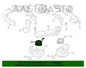 Ventilatorul de răcire a bateriei din partea dreaptă pentru Ford Fusion mk5 13-20 plug-in