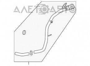 Заливная горловина топливного бака Lincoln MKZ 17-20 hybrid